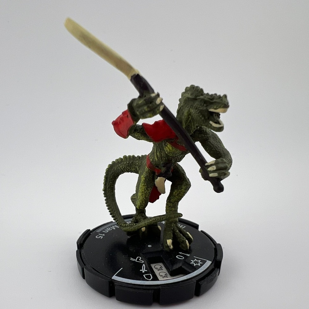 WizKids HeroClix Lizard Man 015 horrorClick Mini Figure